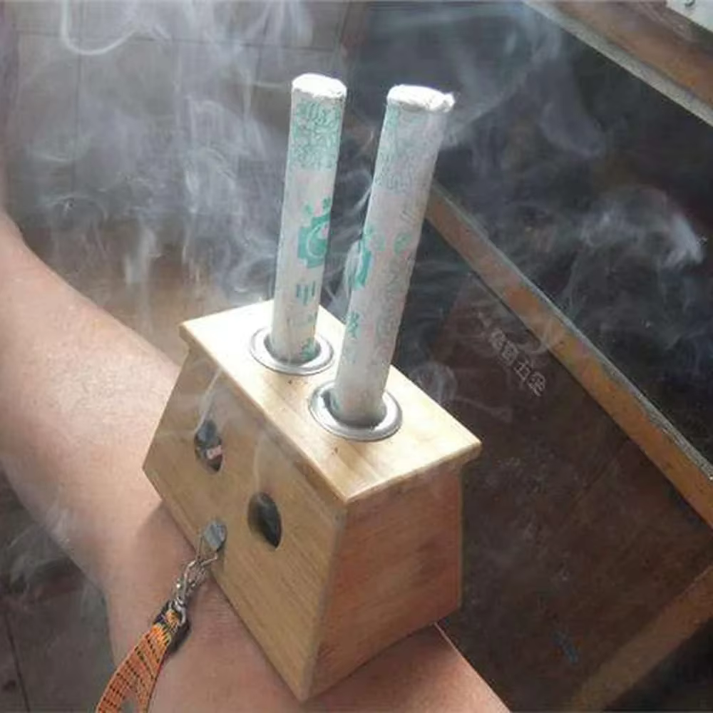 Rouleaux de Moxa en bois d'absinthe pur, thérapie traditionnelle Moxa, hiébas chinois, bâton de Moxibustion Medicinale, Massage méridien chaud, soins de santé