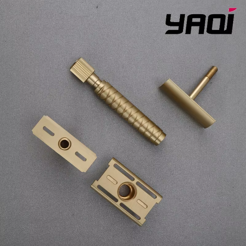 2026 Yaqi Rasoir de sécurité The Final Cut - Brass V2 en laiton pur réglable