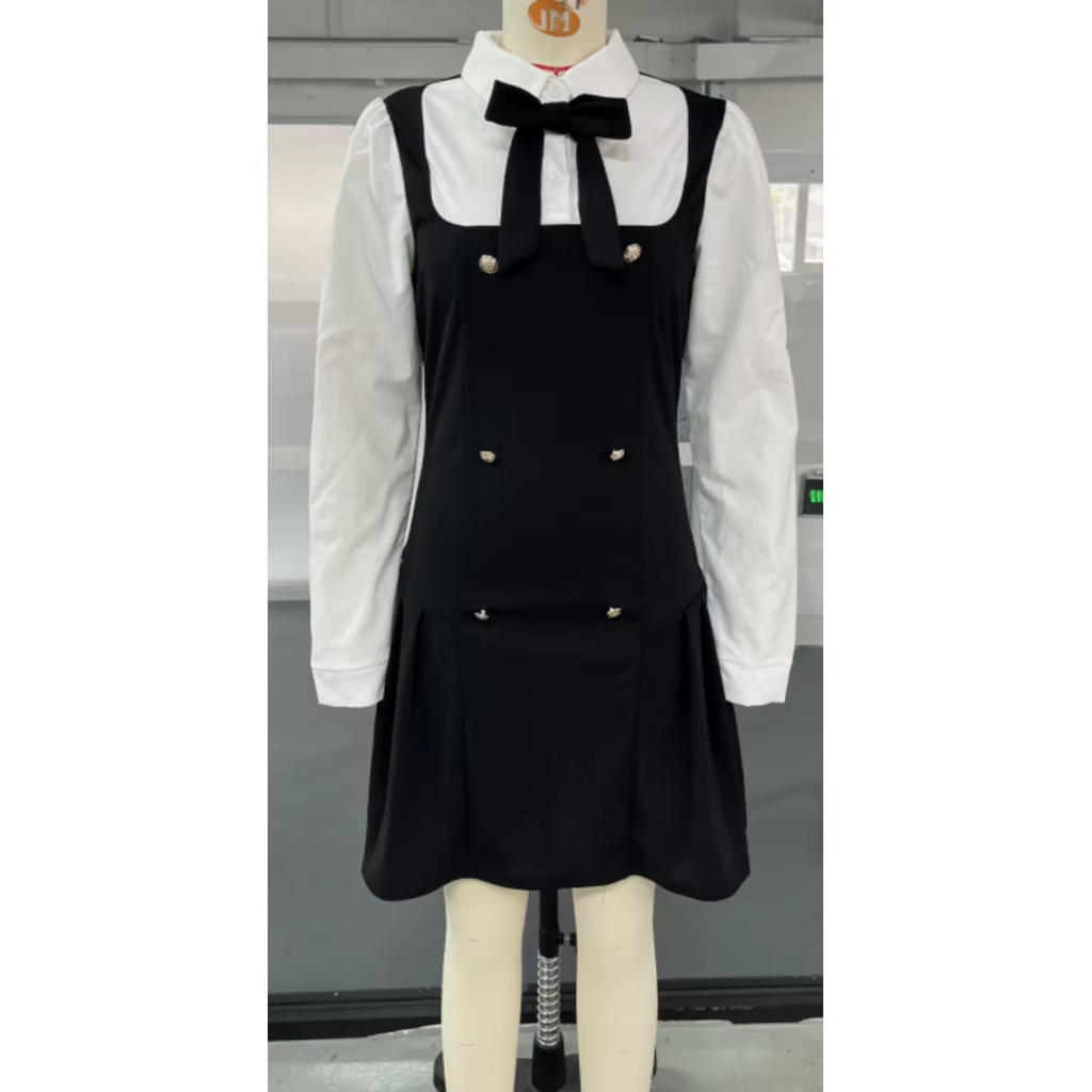 Nouvelle robe d'été pour adolescentes, manches longues, bleu, cérémonie, robes d'école pour jeunes filles, mode décontractée, robe pour femmes de 13 14 15 16 ans, nouvelle collection