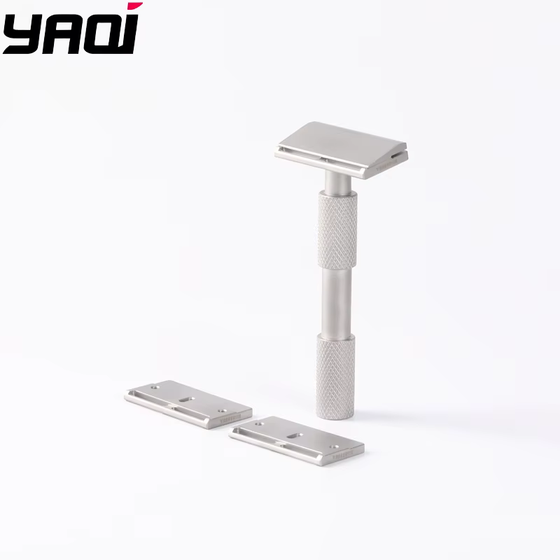 Rasoir de sécurité YAQI 2026 Aileron GEM Blade - Rasoir traditionnel à 3 plaques pour un rasage lisse et confortable