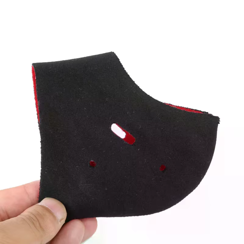 1 paire de chaussettes hydratantes en tissu doux pour le talon