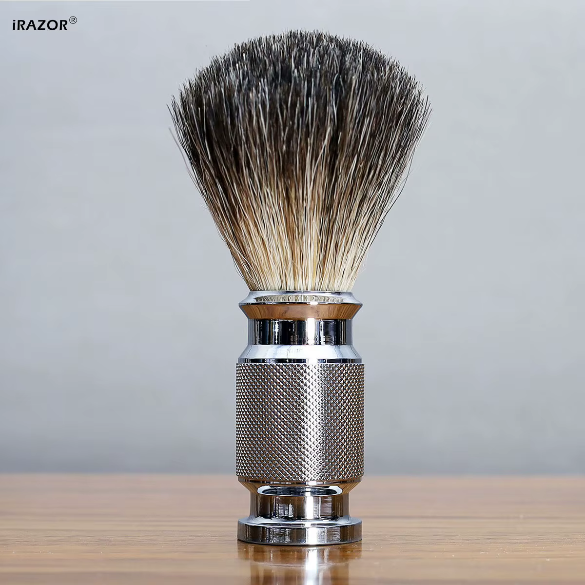 Brosse de rasage classique avec poignée antidérapante