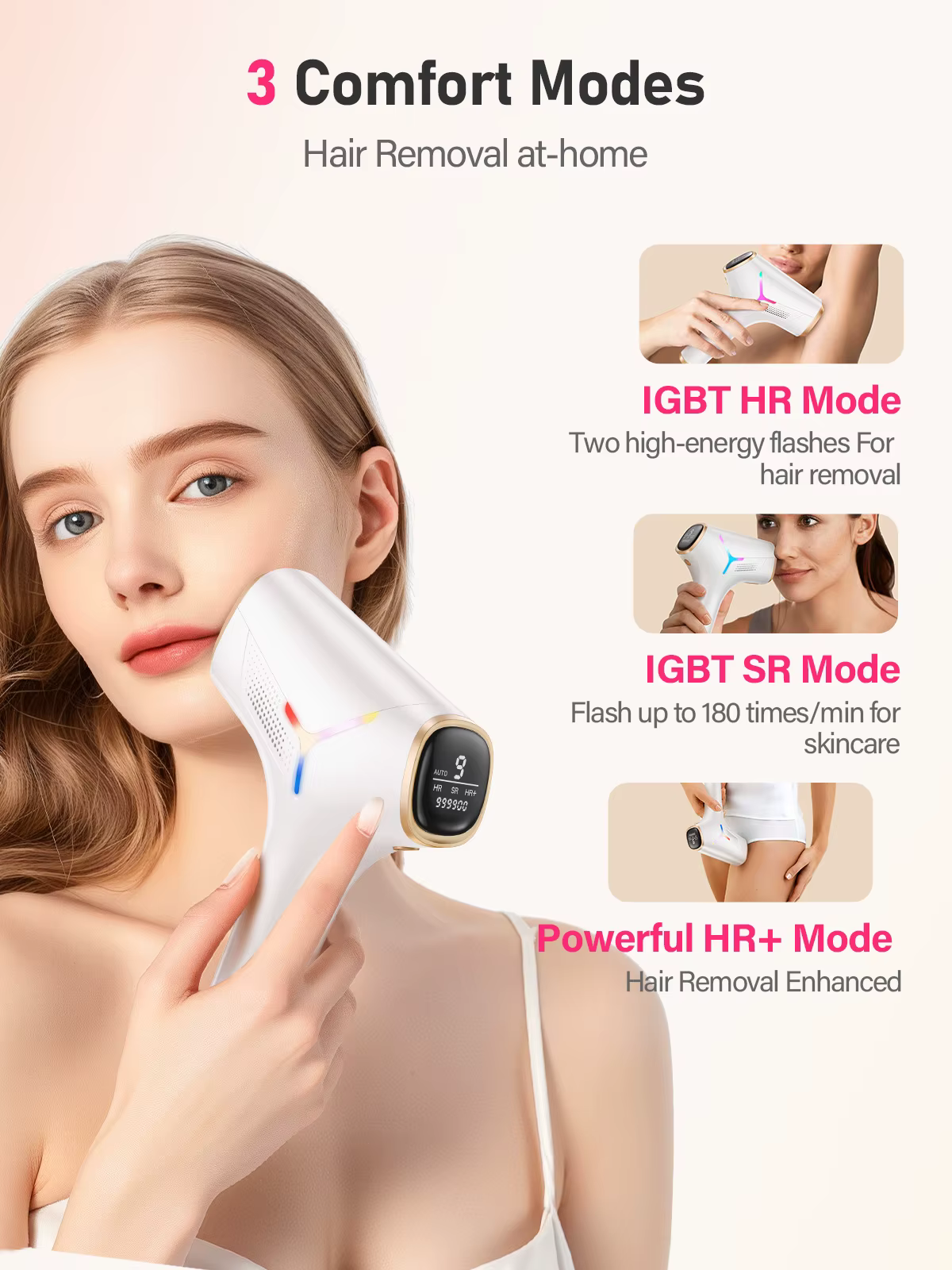 NOUVEAU Appareil d'épilation IPL ultra-rapide