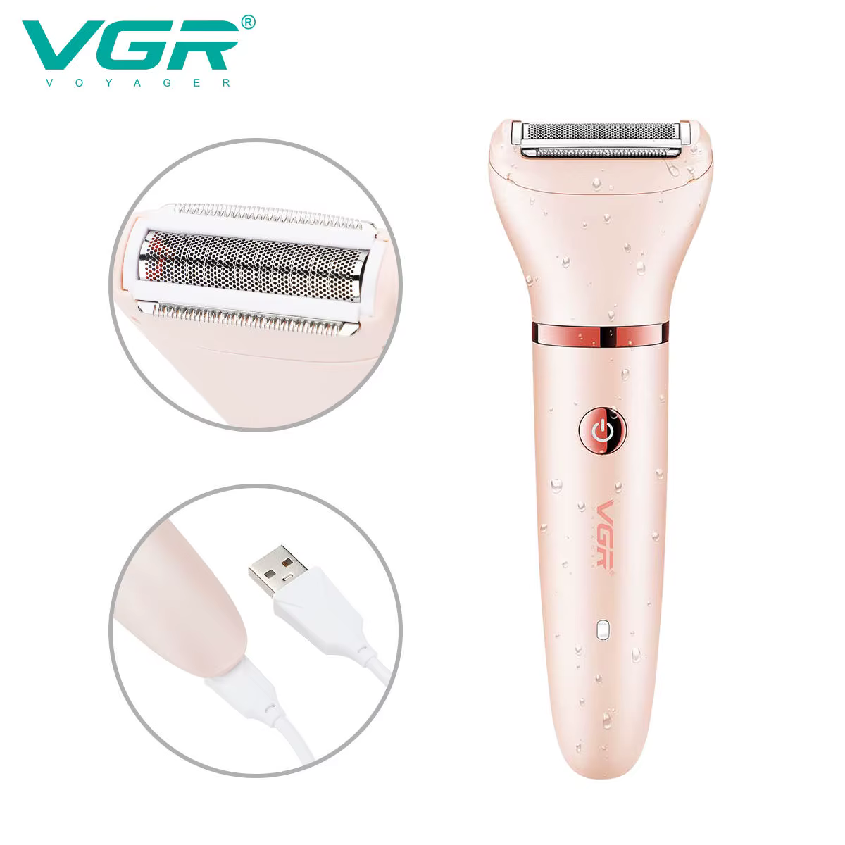 Vgaz735-Appareil d'épilation 3 en 1 pour femmes