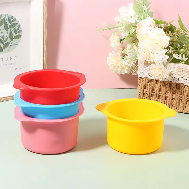 Chauffe-cire épaississement résistant à la chaleur bols en Silicone épilation cire remplacement Pot