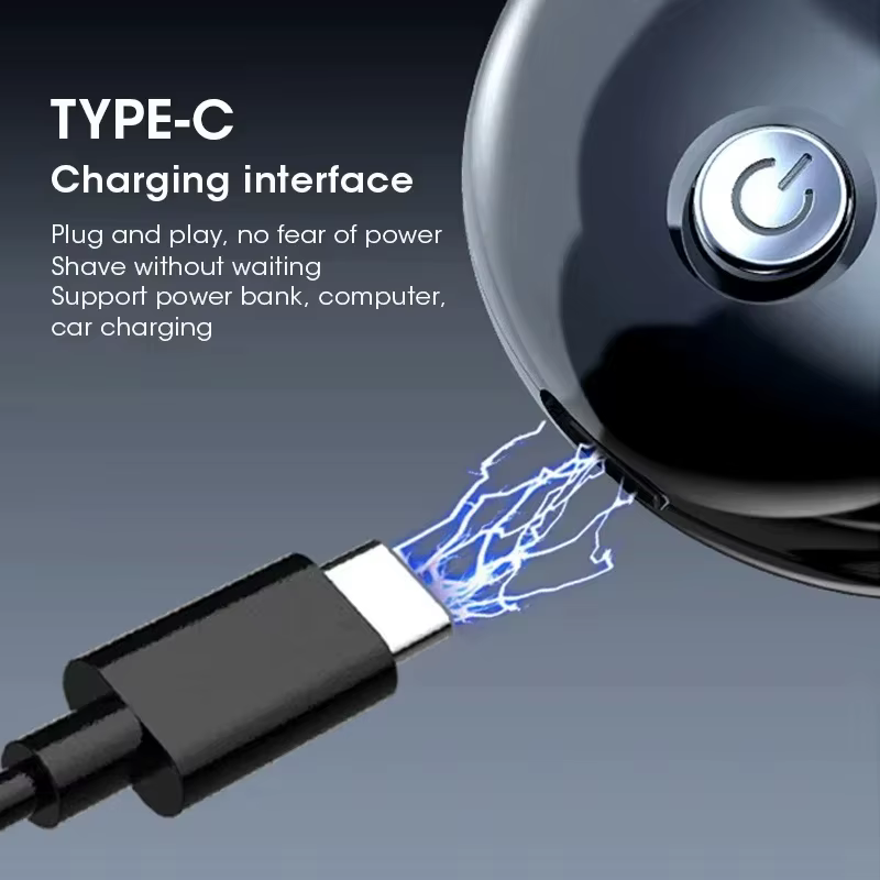 Rasoir électrique pour usage facial sec et humide