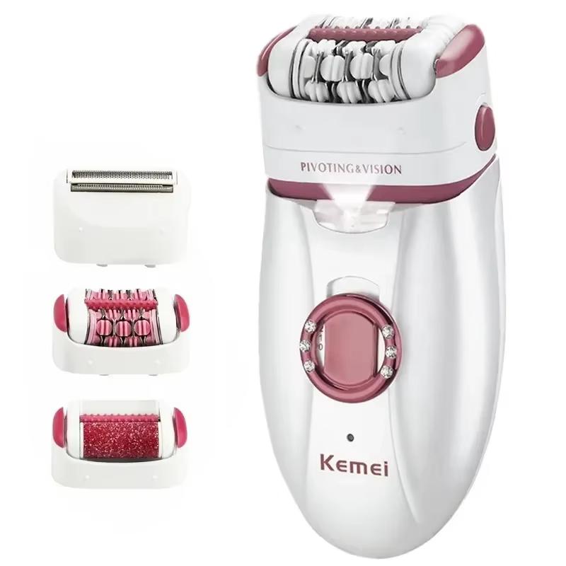 3in1 électrique femmes épilateur femme rasoir jambe corps épilation lèvre menton dépilatoire dame Bikini tondeuse