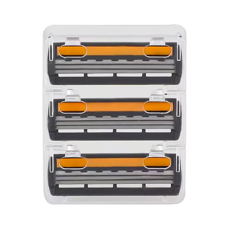 Rasoir à trois couches pour hommes, rasoir réutilisable, lame importée, multi-outils, changement de tête, tout nouveau design