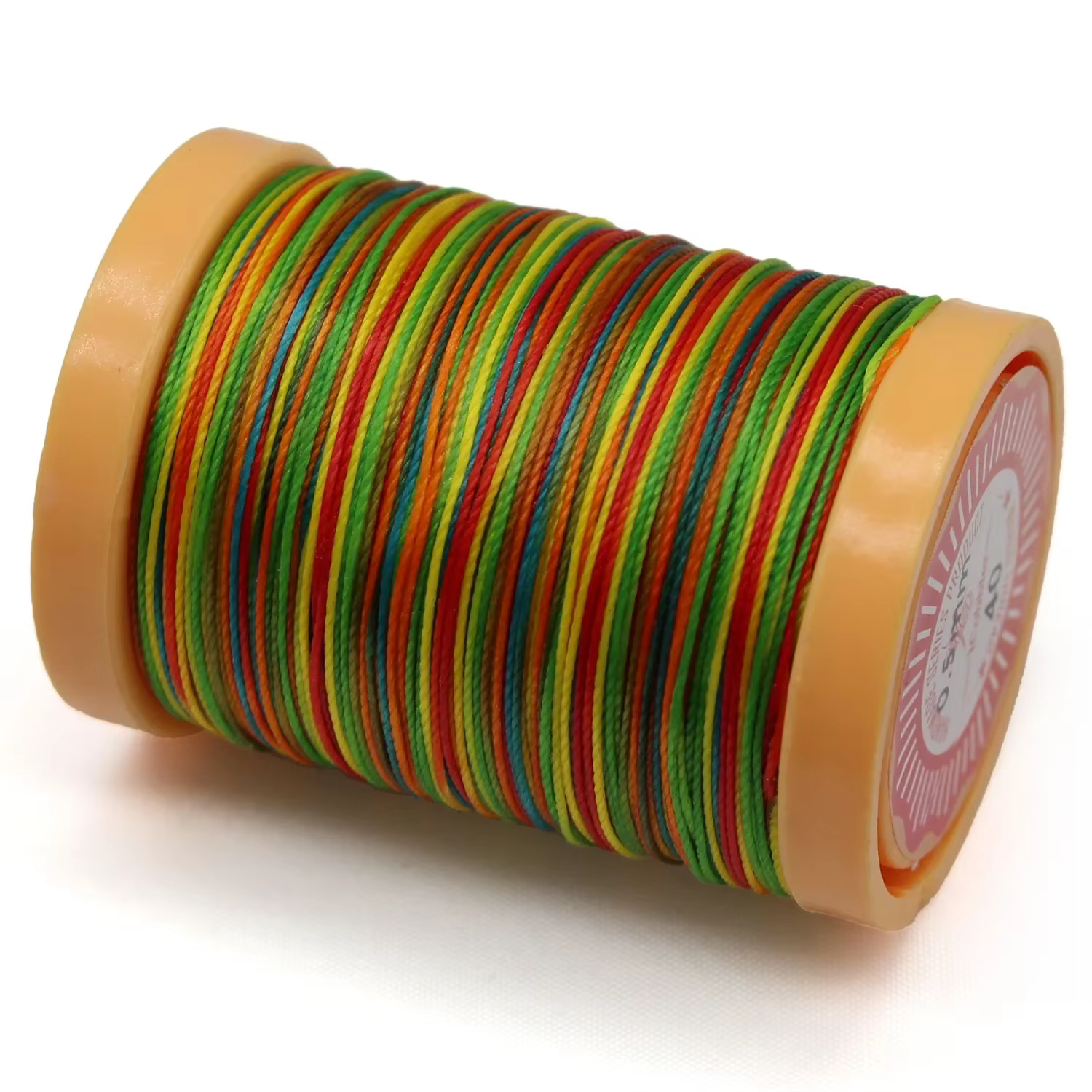 Cordon rond en Polyester ciré de 0.5mm 0.8mm, cordes rondes enduites de cire, imperméables pour Bracelets, colliers, bijoux, chaussures, bricolage ou couture du cuir
