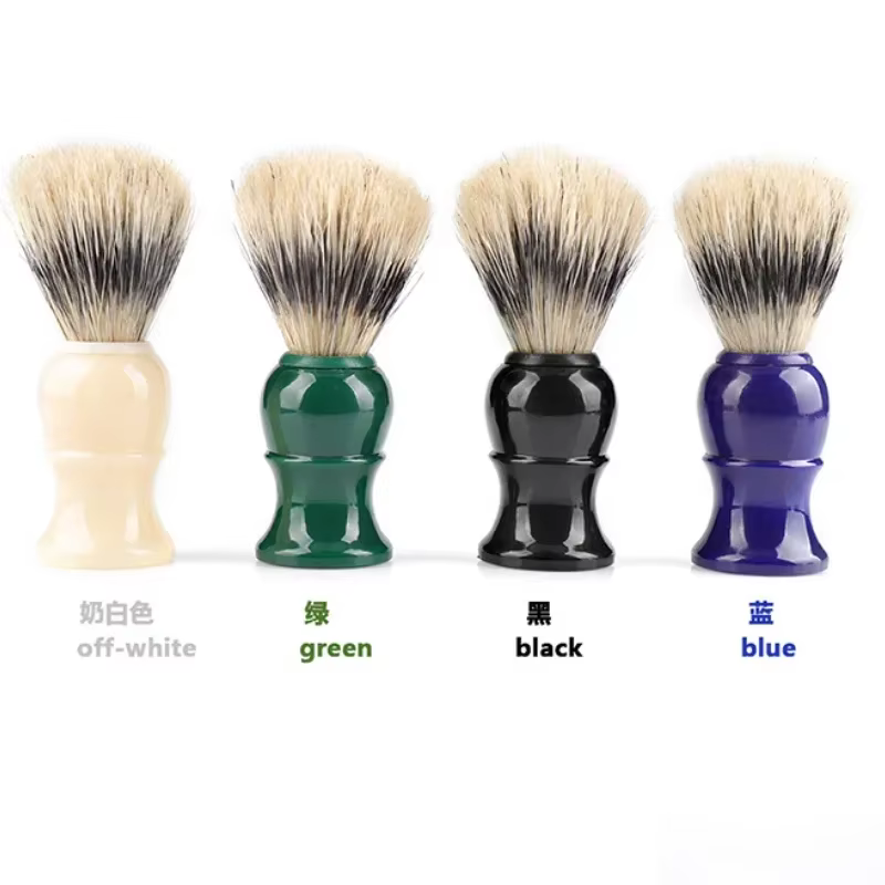 Brosse de rasage en poils de sanglier pour hommes