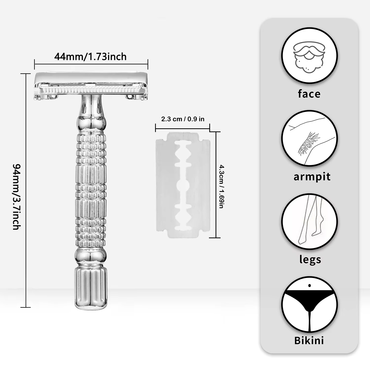 Rasoir de sécurité à double tranchant