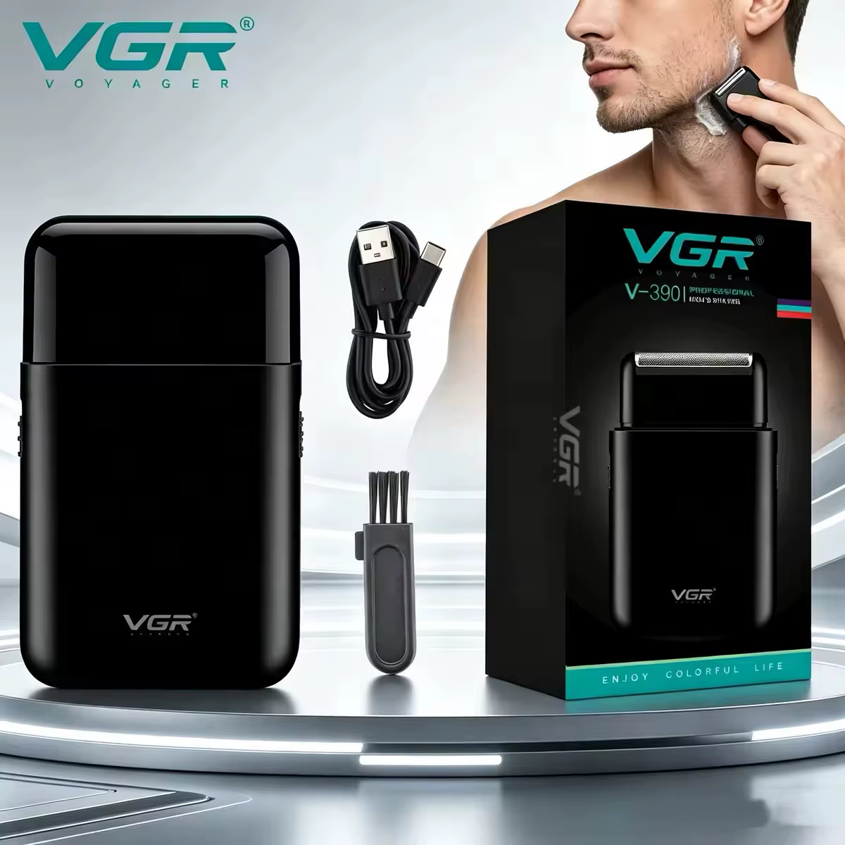 VGR Rasoir homme électrique Tondeuse barbe