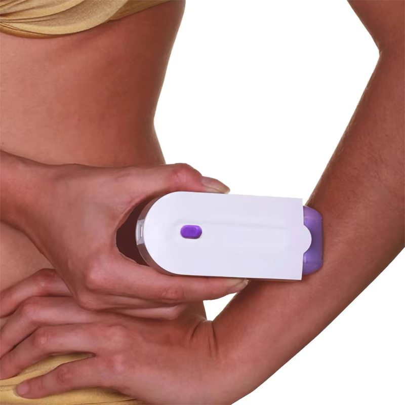 Épilateur électrique à lumière bleue pour femmes