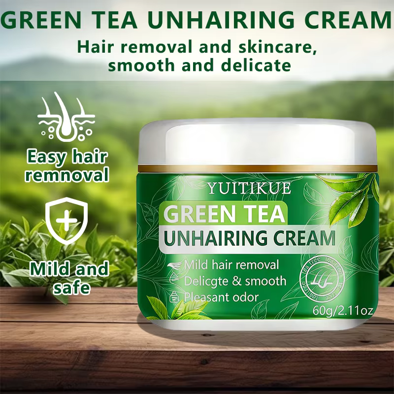 Crème dépilatoire au thé vert YUITIKUE