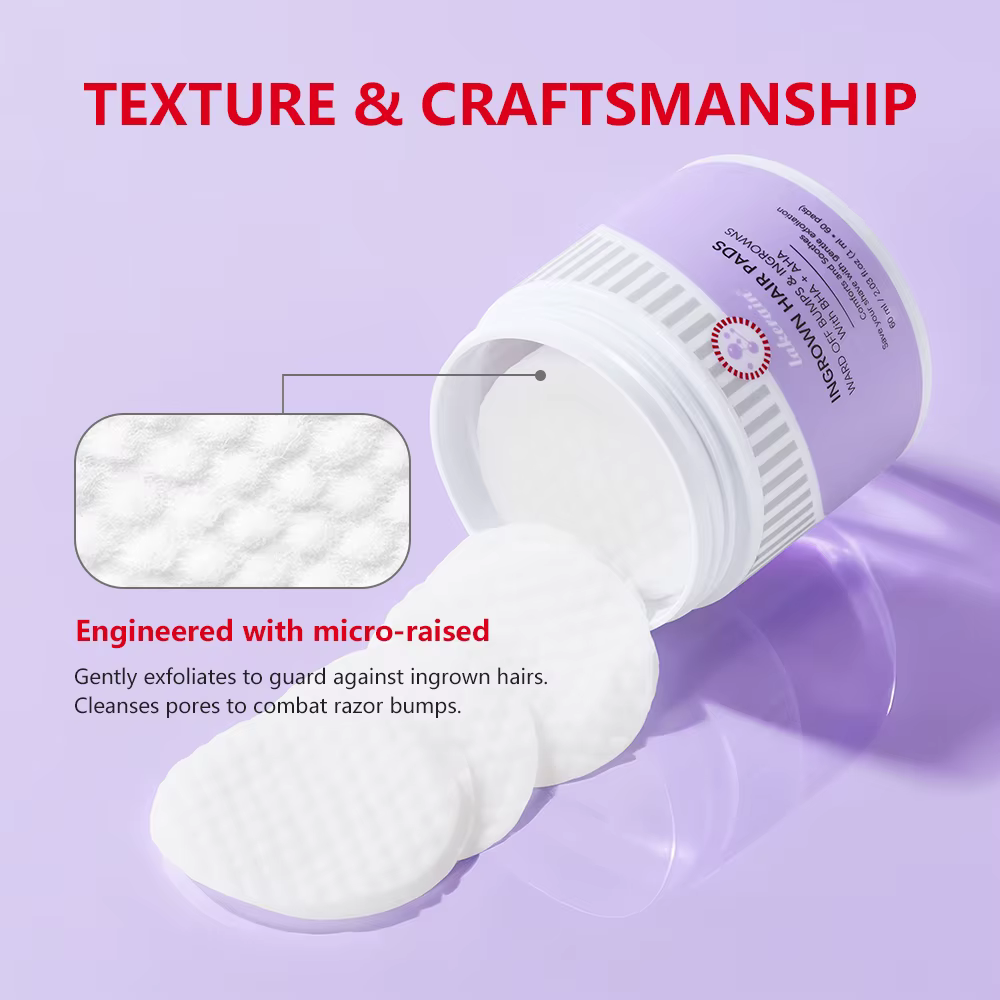Tampons pour poils incarnés