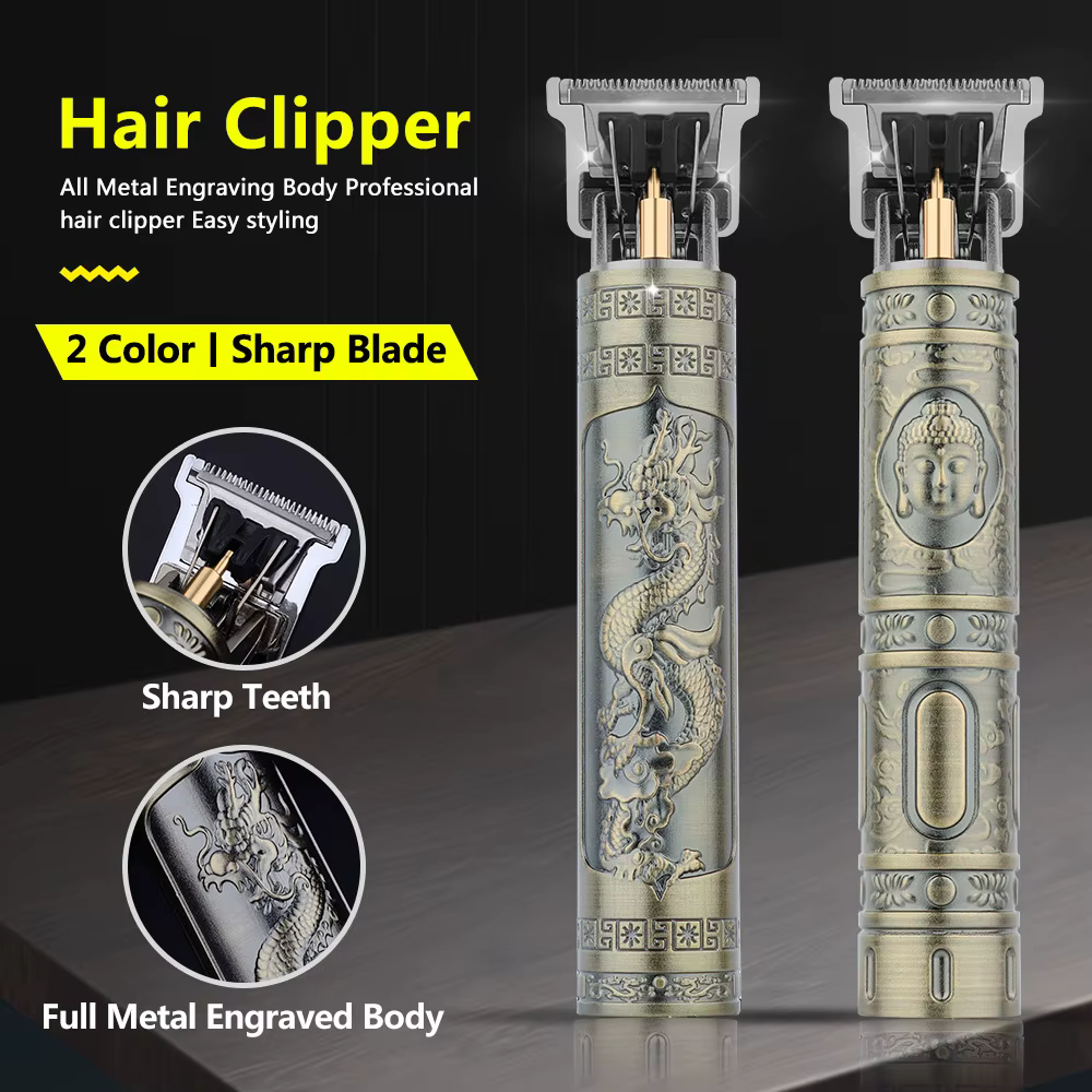 Ensemble de machine à couper les cheveux rétro T9 pour hommes