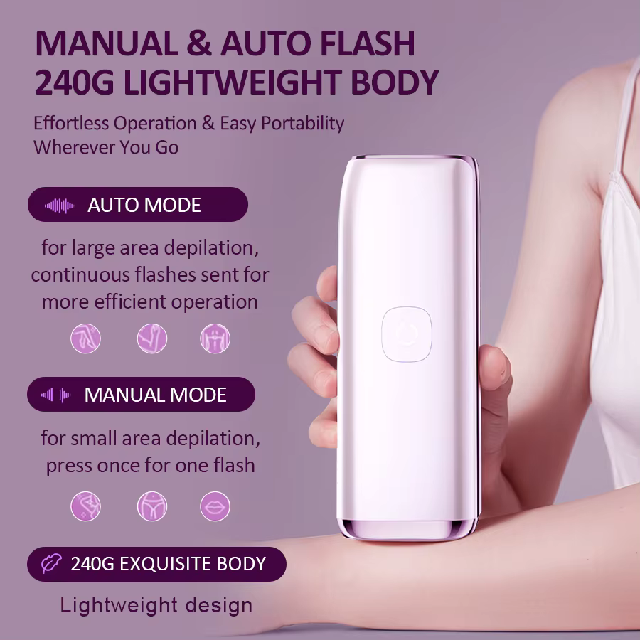 Épilation Laser Portable pour femmes et hommes