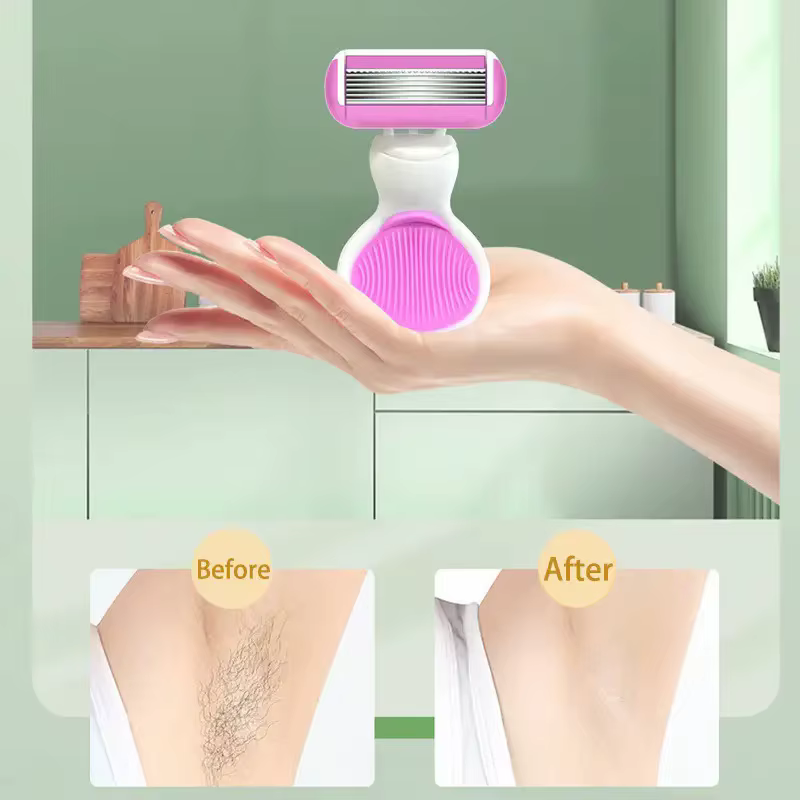 Rasoir de sécurité manuel en acier inoxydable pour femmes