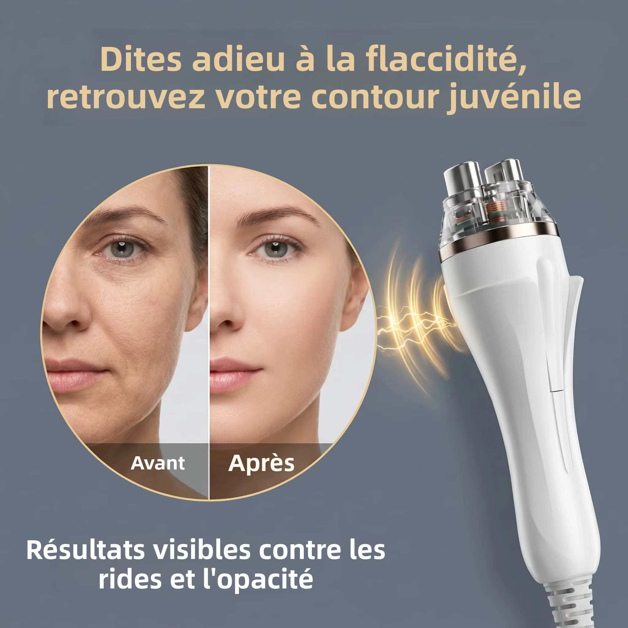 Appareil professionnel électrique multifonctionnel pour le soin de la peau du visage