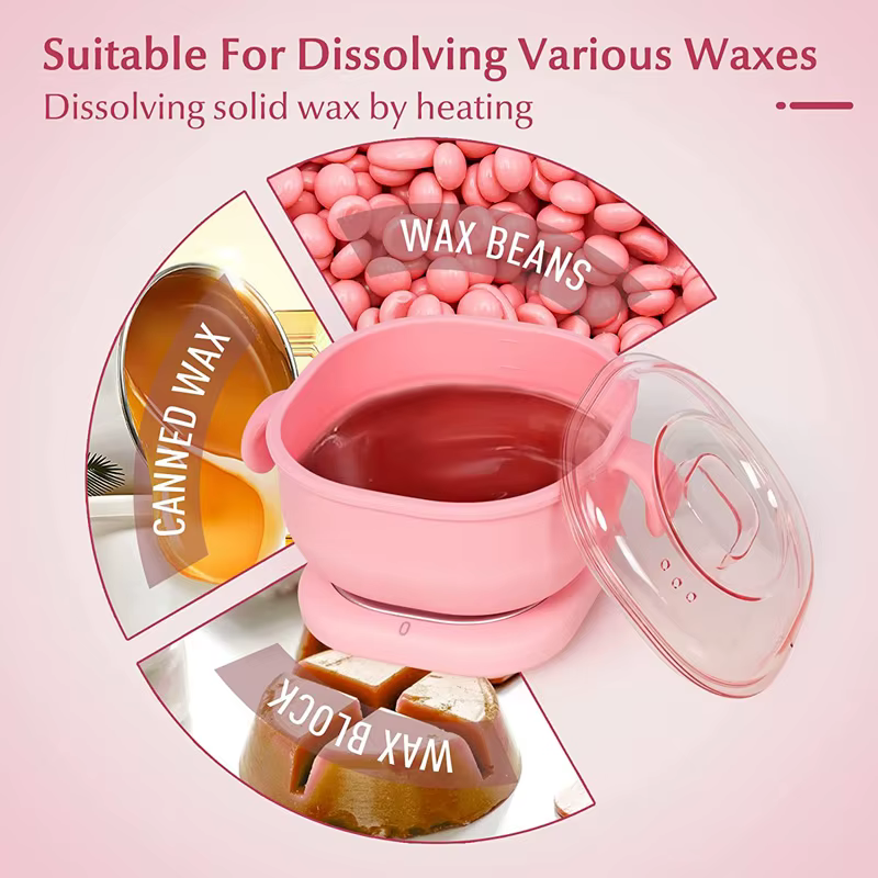 Chauffe-Paraffine Portable Pliable en Silicone