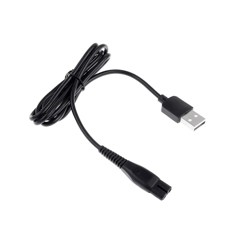 Câble d'alimentation USB pour rasoir électrique, cordon de charge USB, adaptateur électrique HQ8505