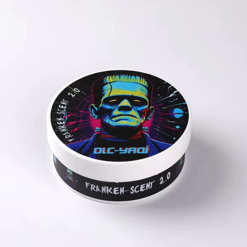 Promotion Flash 2026 : Savon de Rasage Artisanal YAQI Franken Scent 2.0 pour Hommes 170g – Crème de Rasage Pure de Luxe Essentielle pour l'Entretien de la Barbe