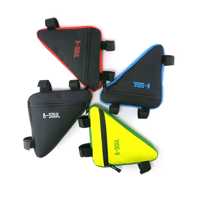 Trousse à outils triangulaire pour cadre de tube avant de vélo, sac de rangement de dégager, poudres imperméables, sac de vélo durable