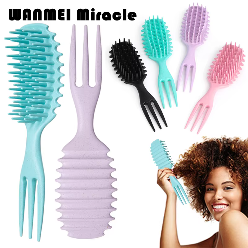 Brosse à cheveux bouclés