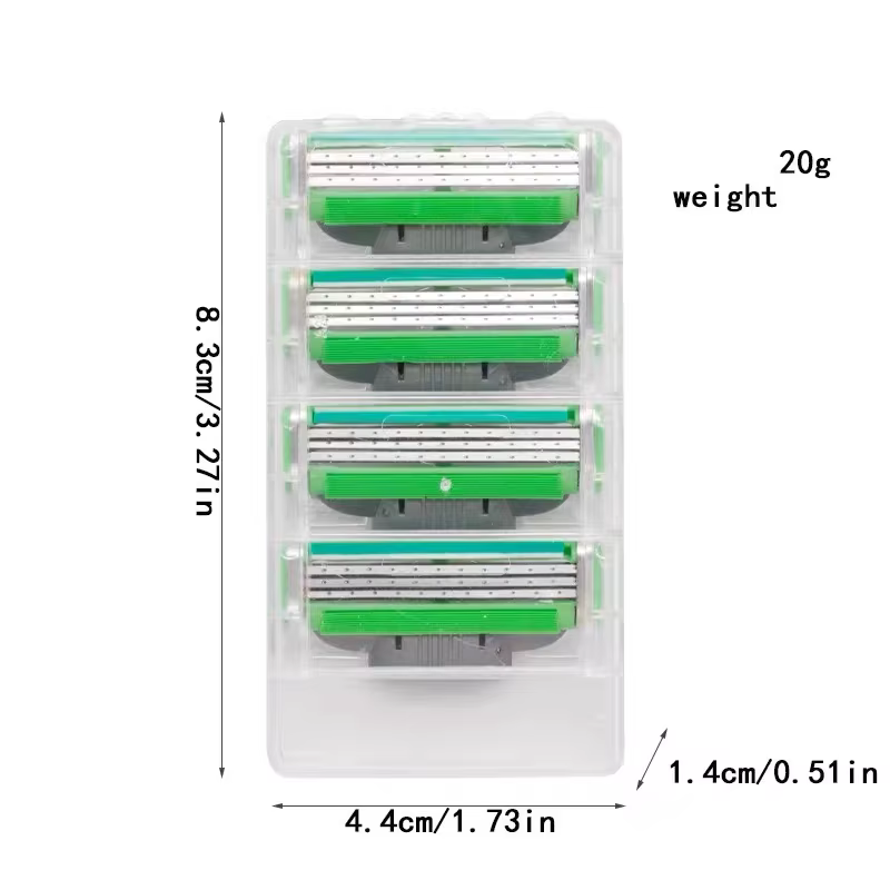Nouveau rasoir de sécurité à 3 lames en acier inoxydable