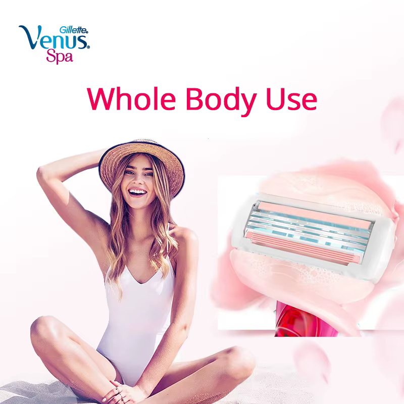 Gillette Venus lame de rasoir pour femmes avec savon Spa