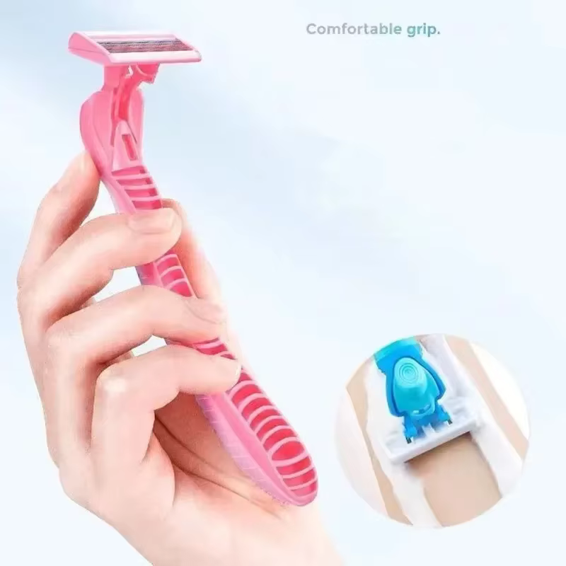 Rasoir manuel pour femme à 6 lames