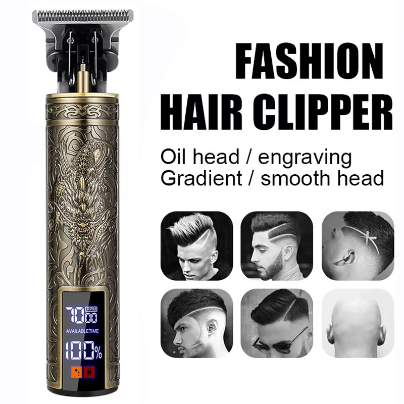 Tondeuse à cheveux électrique T9 pour hommes