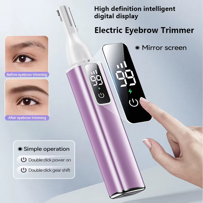 Tondeuse à sourcils électrique type-c charge visage rasoir