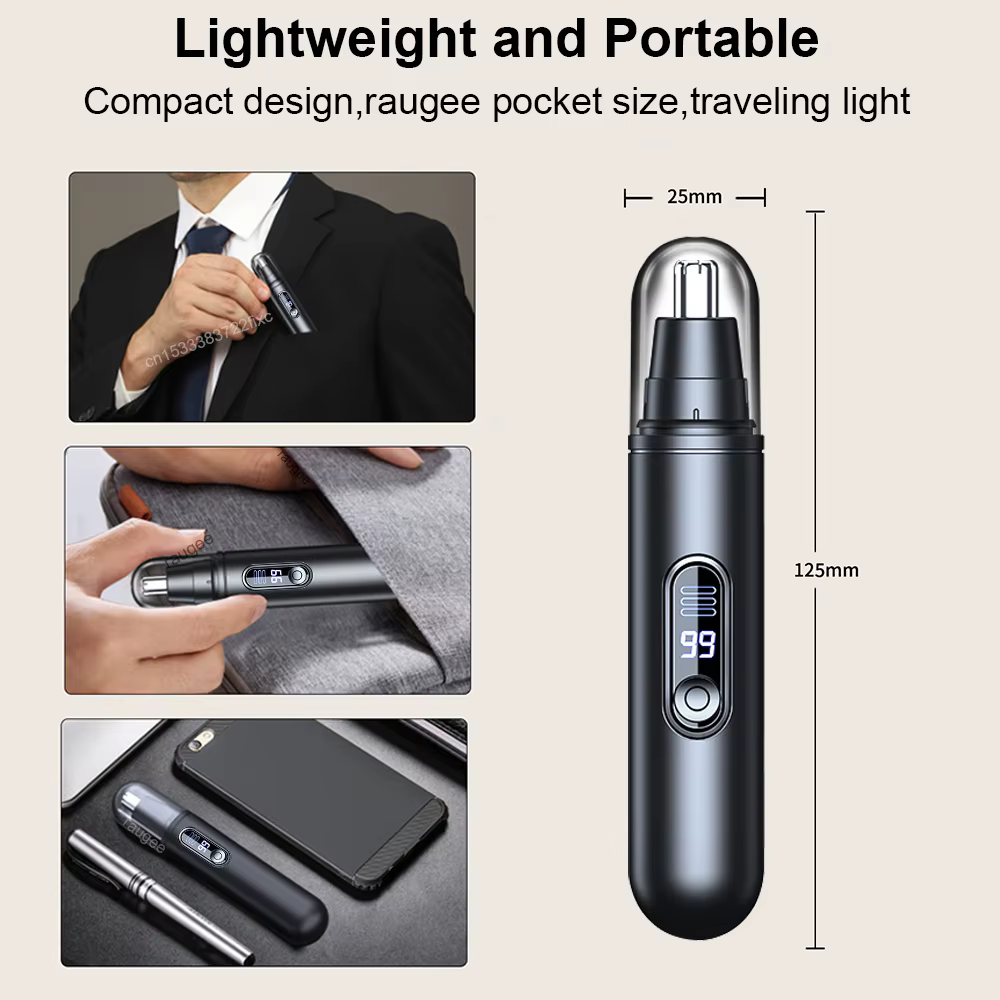 Tondeuse à poils de nez électrique rechargeable