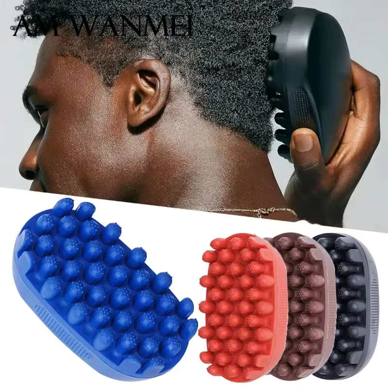 Brosse Éponge Professionnelle pour Cheveux Bouclés, Outil Magique pour Torsades Africaines, Ondulations, Dreadlocks, Brosse à Cheveux Naturels, Outil de Coiffure Afro pour Salon