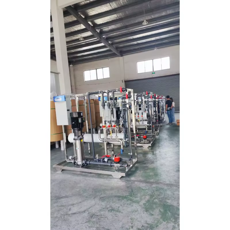 Équipement de traitement d'eau pure industrielle sur mesure 1000L/H 1 tonne, système d'osmose inverse RO pour eau potable directe