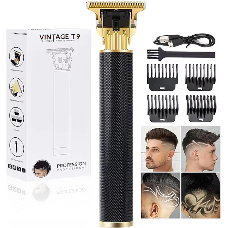 Tondeuse à cheveux électrique T9 pour hommes