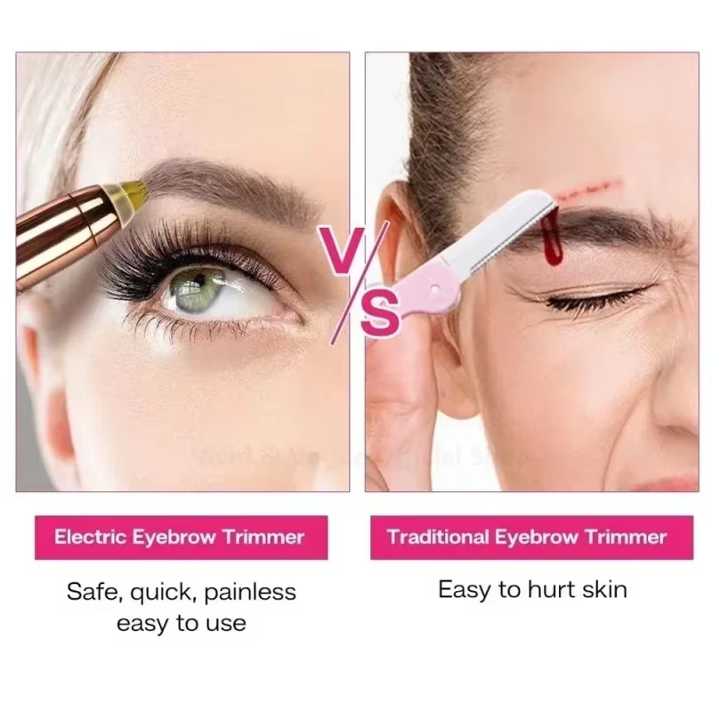 Tondeuse à sourcils électrique pour le visage
