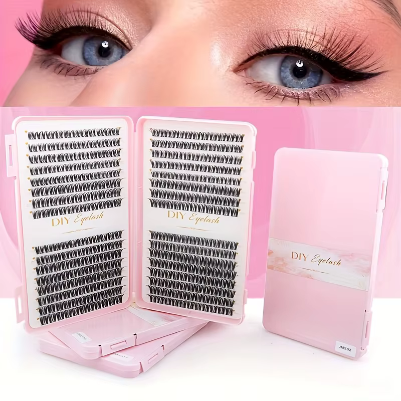 Kit d'extension de cils 384 pièces - Kits de cils individuels