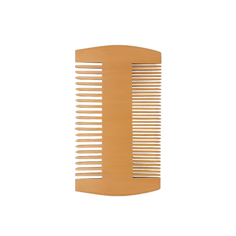 Ensemble professionnel de brosse et peigne à barbe en bois pour hommes, outil de soin de la moustache, poils de sanglier naturels pour peigner les barbes, cadeau