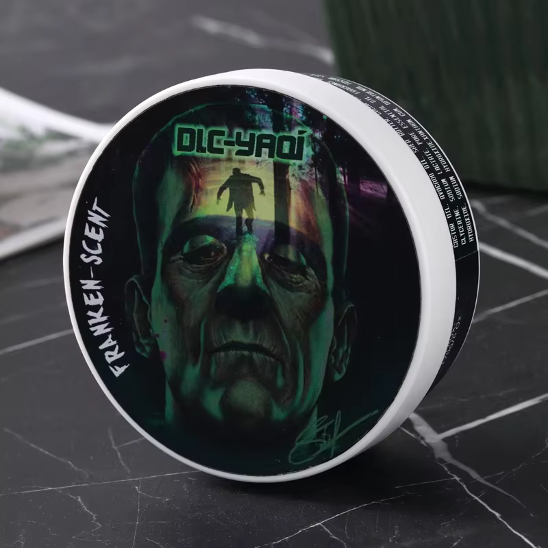 NOUVEAU Savon à raser artisanal YAQI Franken Scent 170g pour hommes - Hydratation longue durée pour le soin du visage et un rasage en douceur