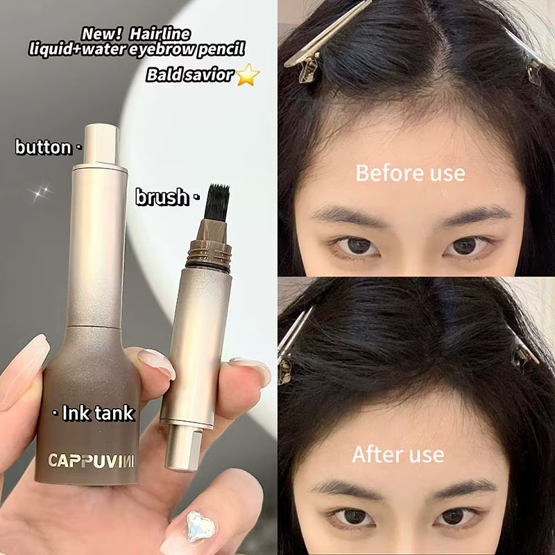 Remplisseur liquide pour ligne de cheveux – Finition moelleux semblable