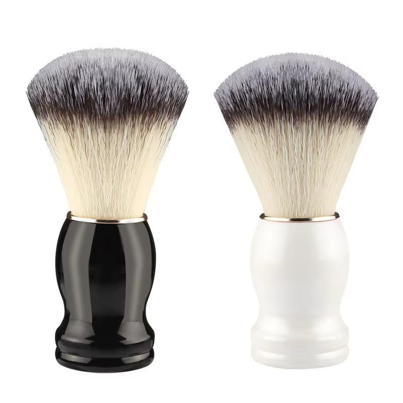 Brosse de rasage en poils de blaireau naturel pour hommes