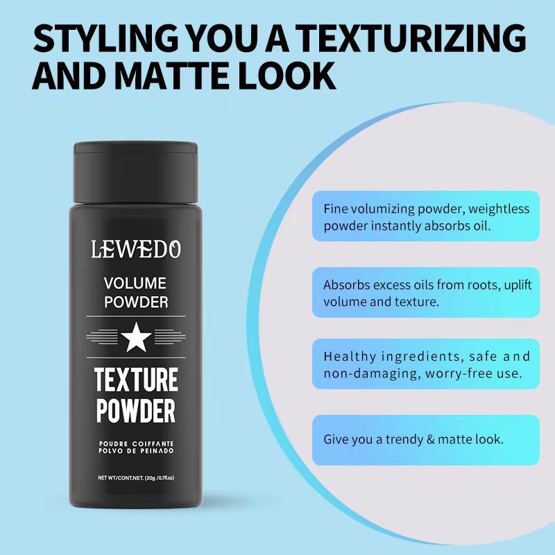 Poudre volumisante pour cheveux, texturisant longue durée pour capturer les coiffures et améliorer le traitement des cheveux, 1/3/ 5/10 pièces