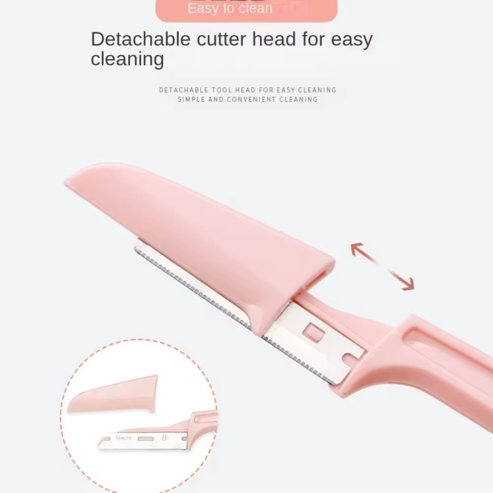 Rasoir facial pliable sûr pour femmes