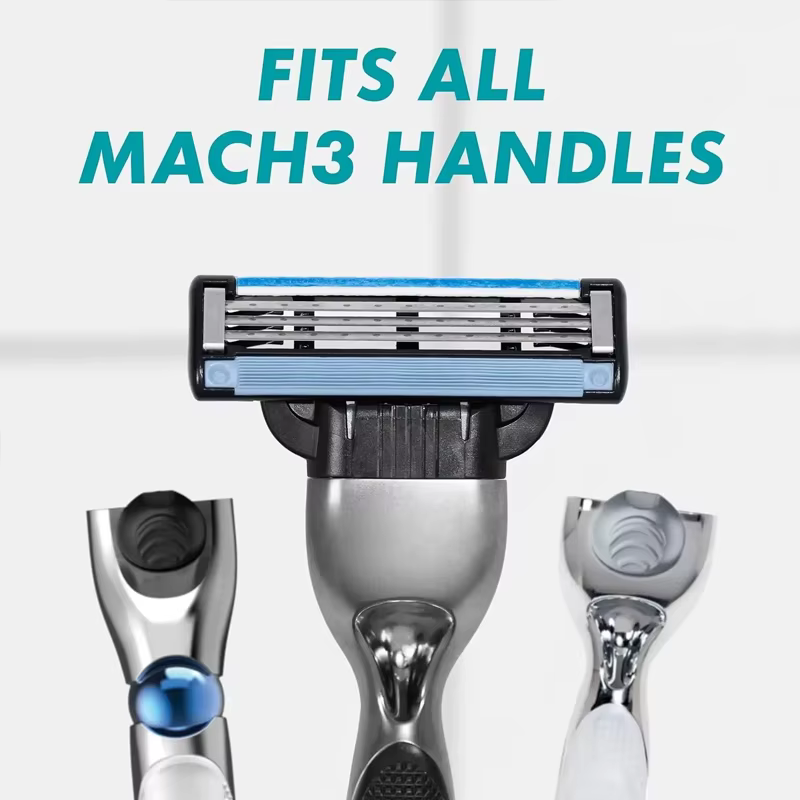 Recharges de lames de rasoir Gillette Mach3 pour hommes