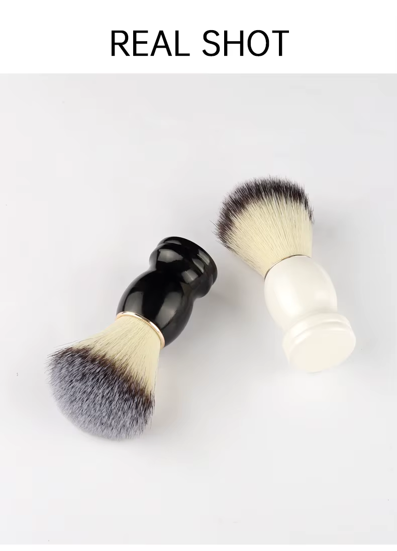 Brosse à raser professionnelle en poils de sanglier et manche en bois | Kit de toilettage pour hommes