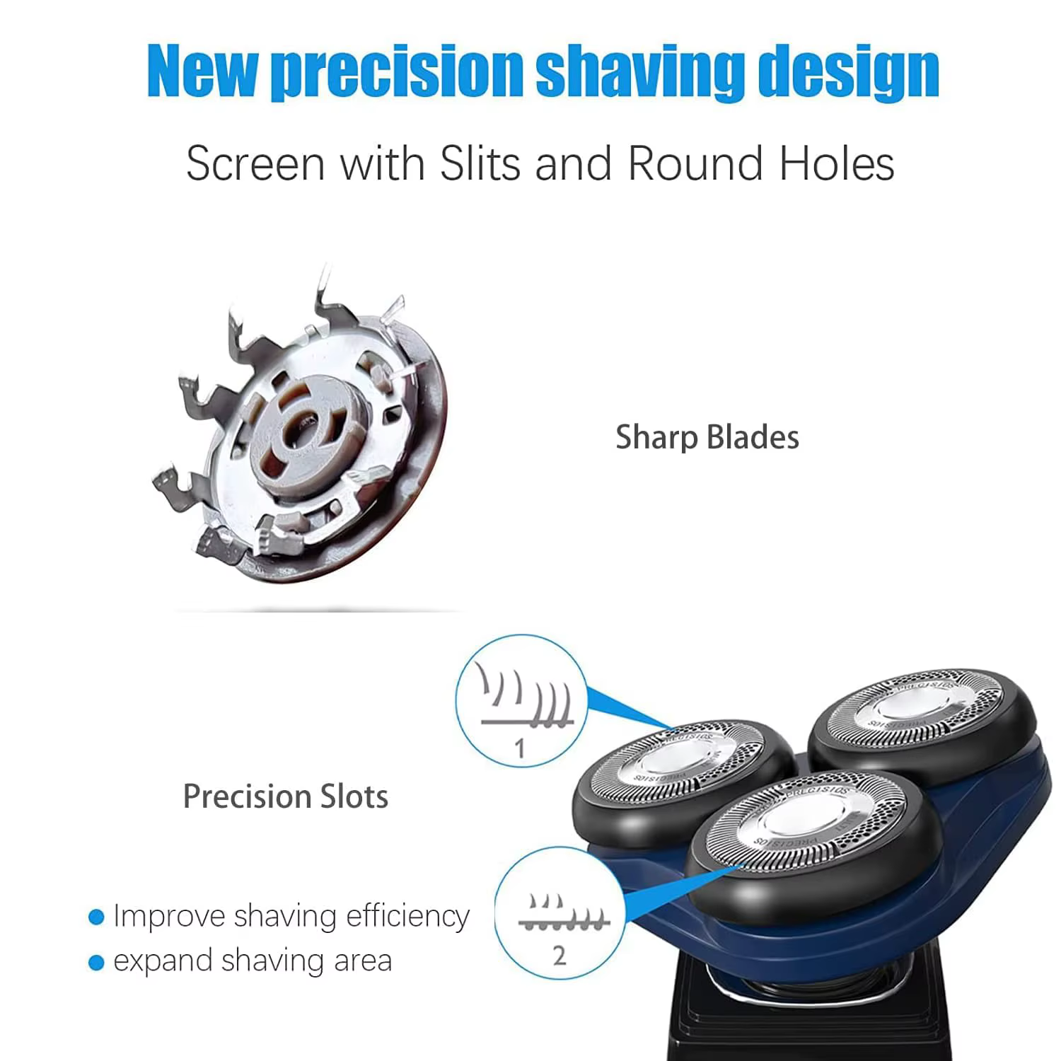 SH50/50 lames de rechange pour rasoirs électriques PHILIPS série 5000 têtes de rasage pour AquaTouch (S5xxx) et Star-Wars SW57xx