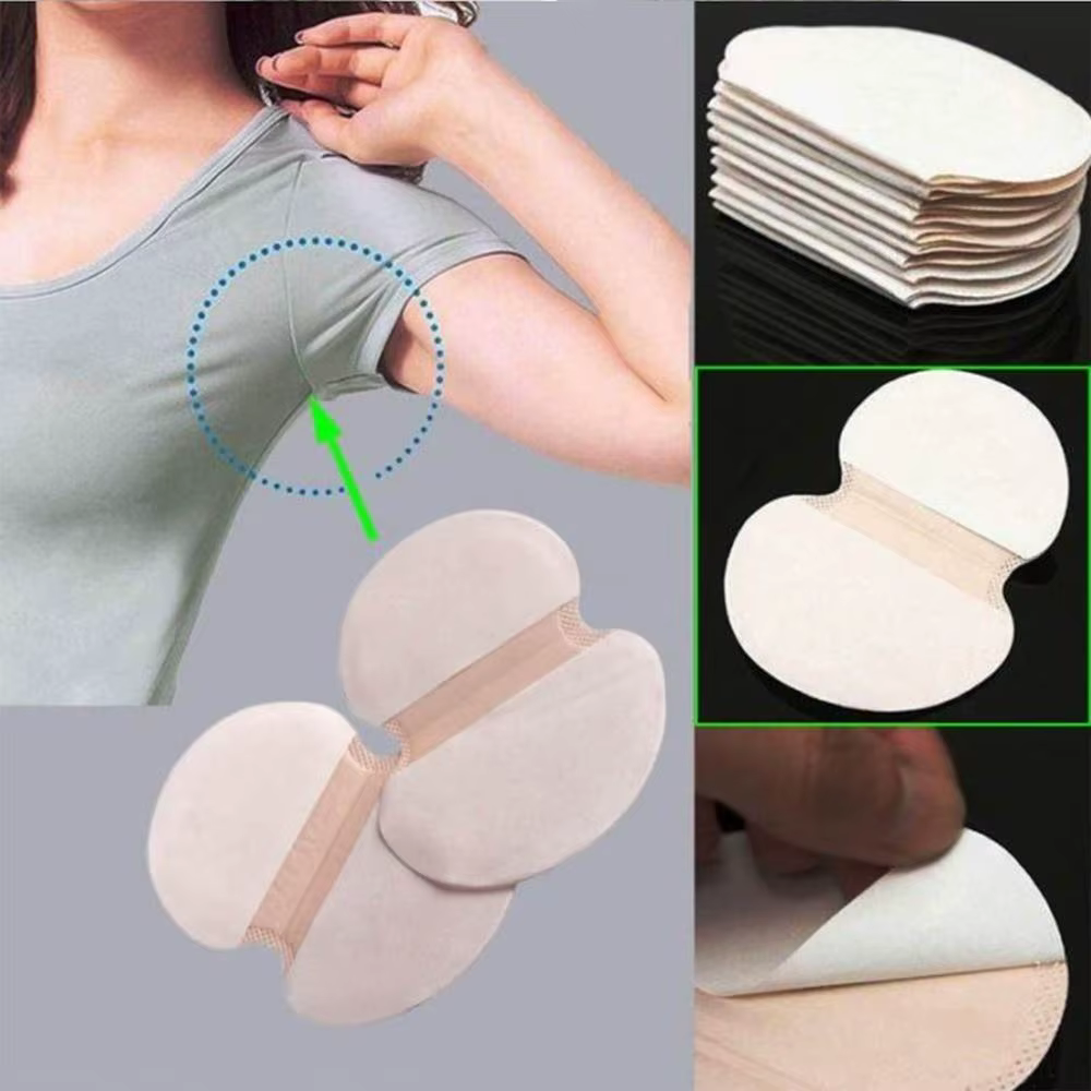10 paires de coussinets absorbants pour les aisselles, protections jetables anti-transpiration pour les aisselles