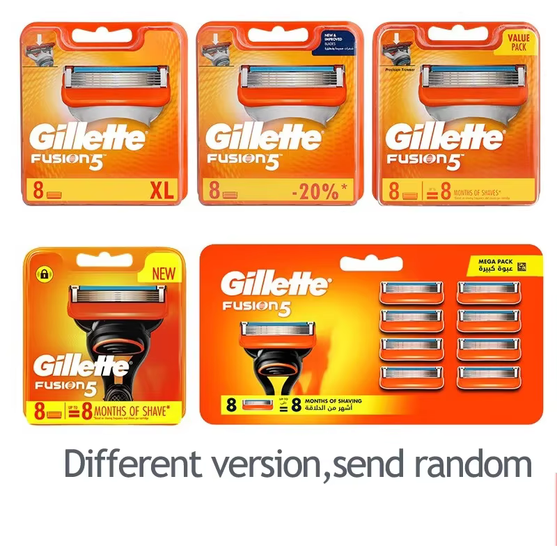 Gillette lame de rasoir Fusion 5 lames de rasage marque rasage rasoir lames de rasoir lames de rasage pour rasage rasoir 8 pièces